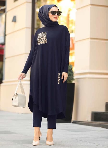 New Soft Organic Jersey Tunic Wholesale Islamic Dress Catalog
